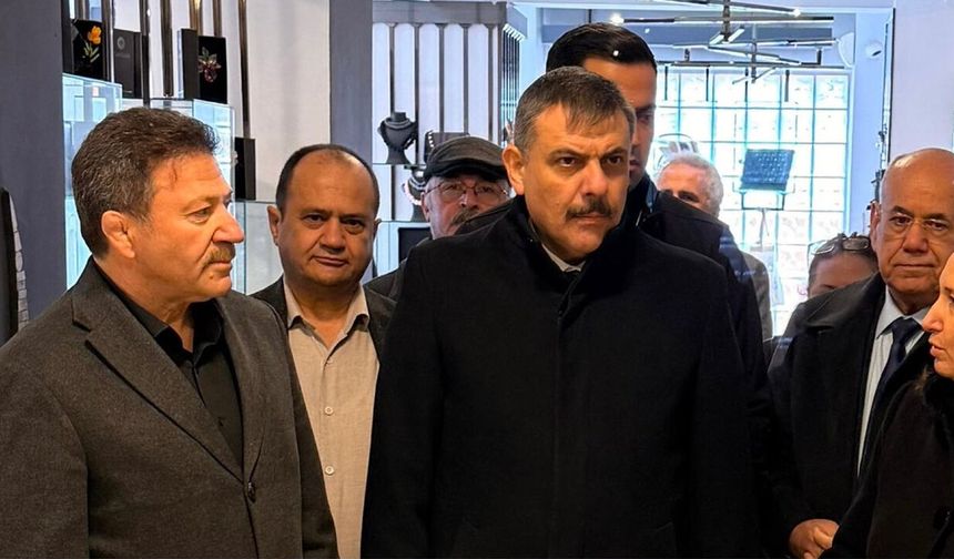 İçişleri Bakanı Mustafa Çiftçi Ankara'da şoförlerle buluştu: Atölye gezdiler