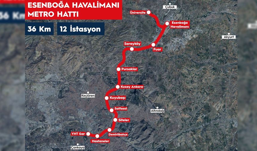 Ankara Şokta: Esenboğa Havalimanı metro ihalesi iptal edildi!
