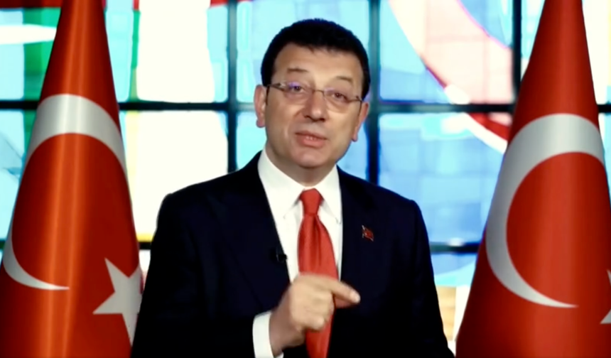 “Milletle birlikte” toplantısında İmamoğlu’nun yapay zekâ videosu