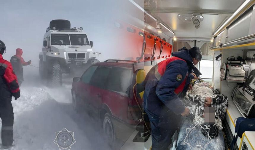 Kazakistan’da kar fırtınası hayatı felç etti: 1 kişi hayatını kaybetti