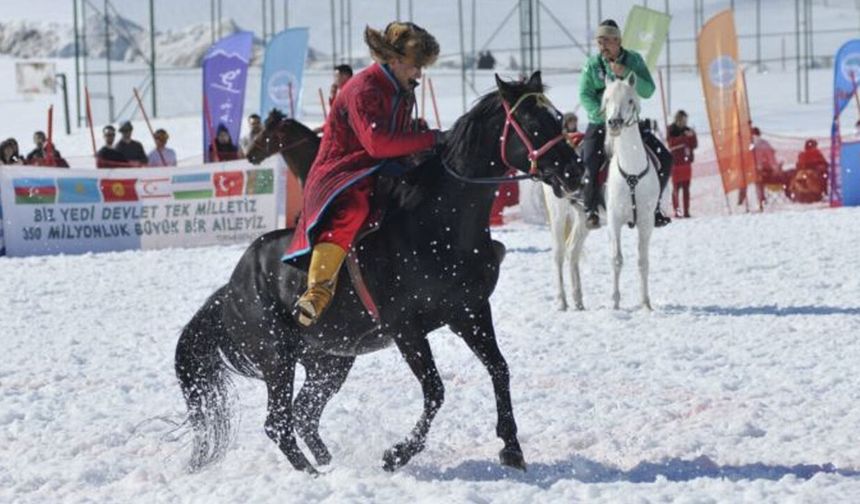 Kökbörü ilk kez Erciyes’te oynandı: Türk geleneği Kayseri’de hayat buldu