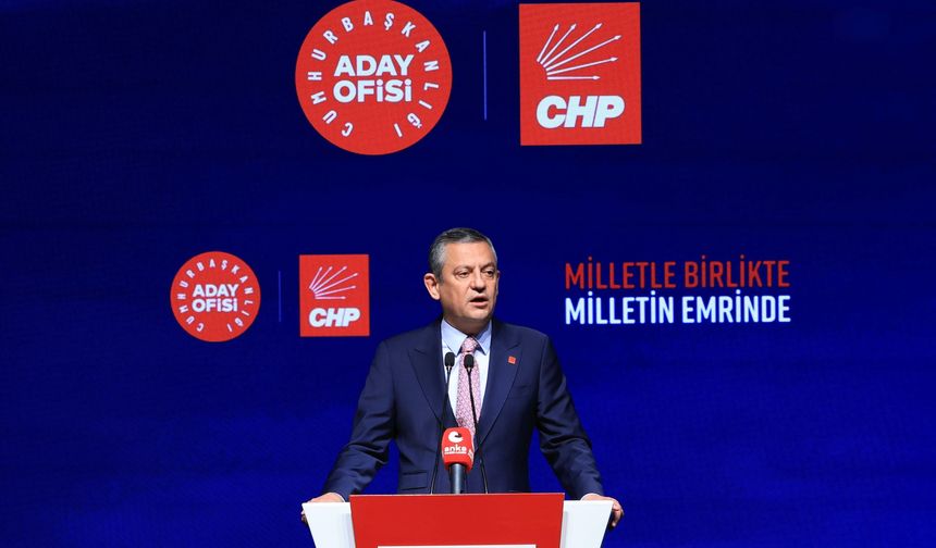 Özgür Özel: “Vaat listesi değil, sistem değişikliği ortaya koyuyoruz”