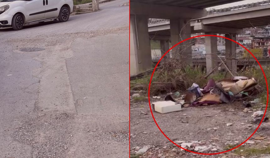 Bayraklı’da isyan ettiren görüntü: Sokak çöpten geçilmiyor!