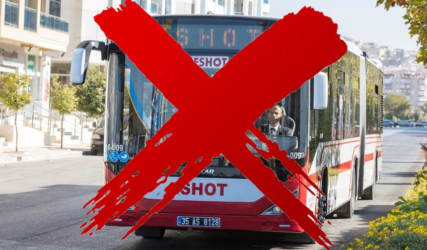 İzmir’de 3 otobüs hattında değişiklik! Bir hat tamamen durduruluyor