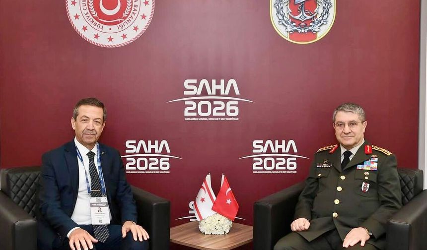 Türk savunma sanayiine KKTC’den övgü! SAHA 2026’da kritik temaslar