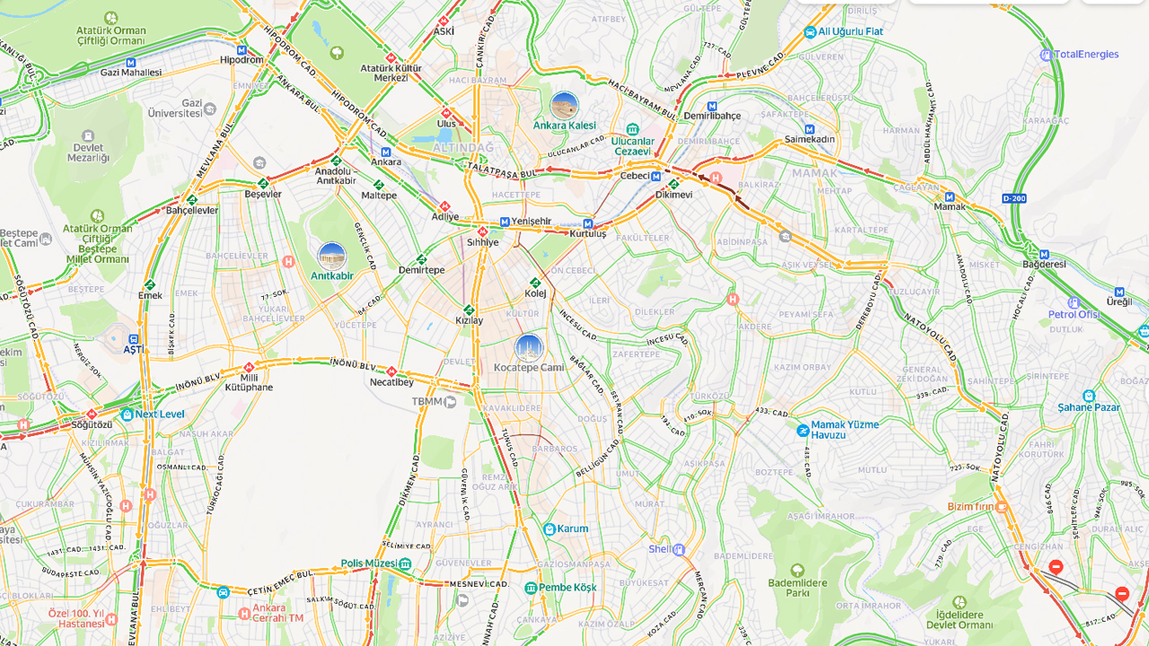 19 Şubat Ankara Trafik