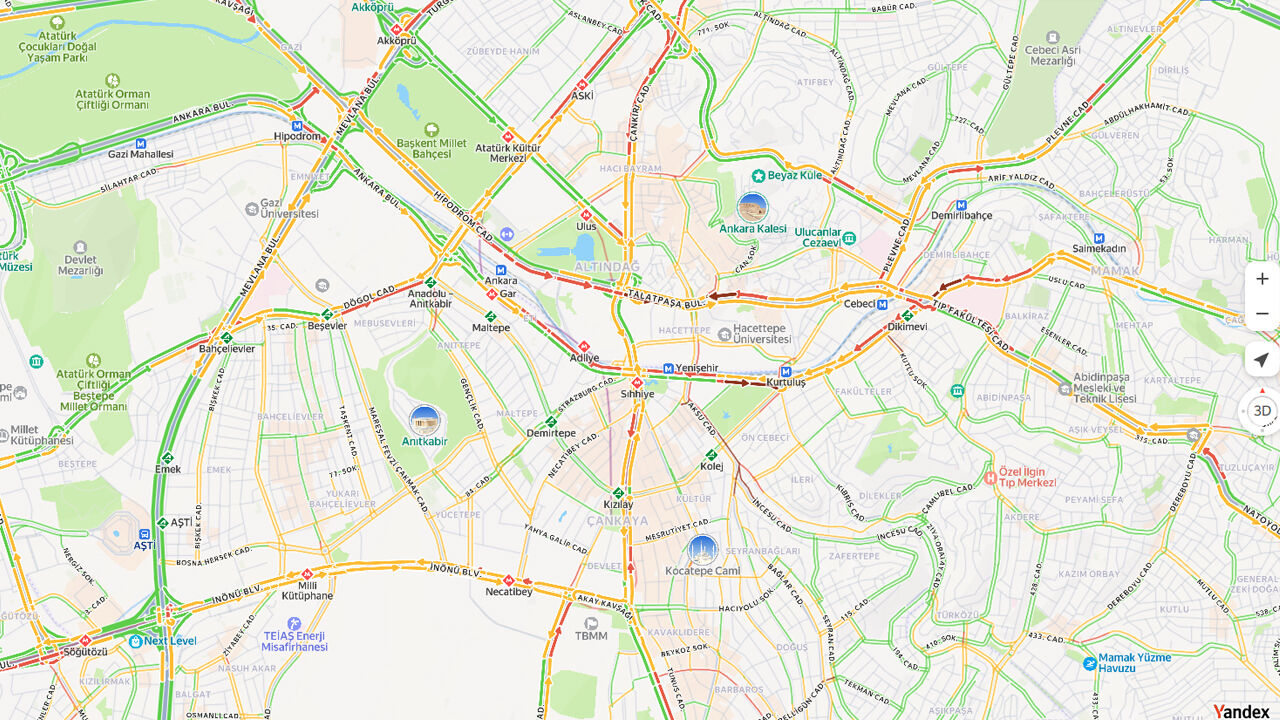 24 Şubat Ankara Trafik