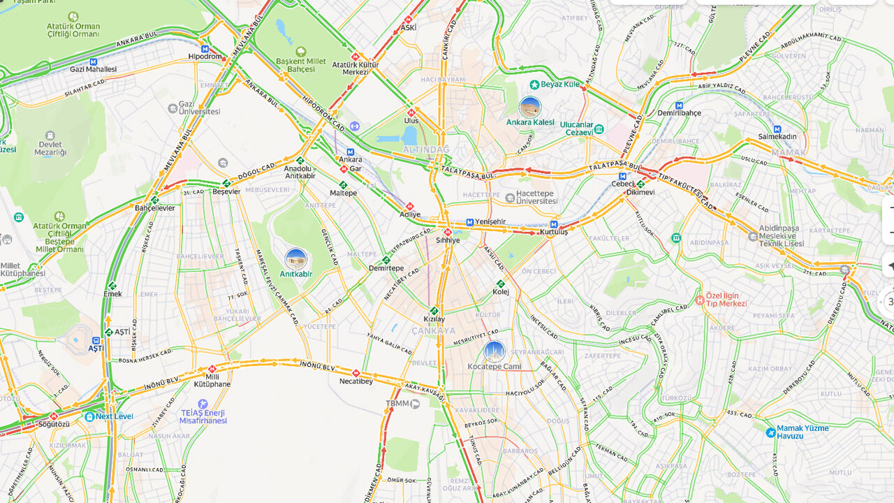Ankara 26 Şubat Trafik