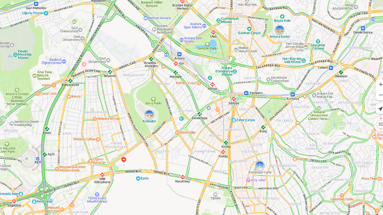 Ankara Trafik 21 Şubat