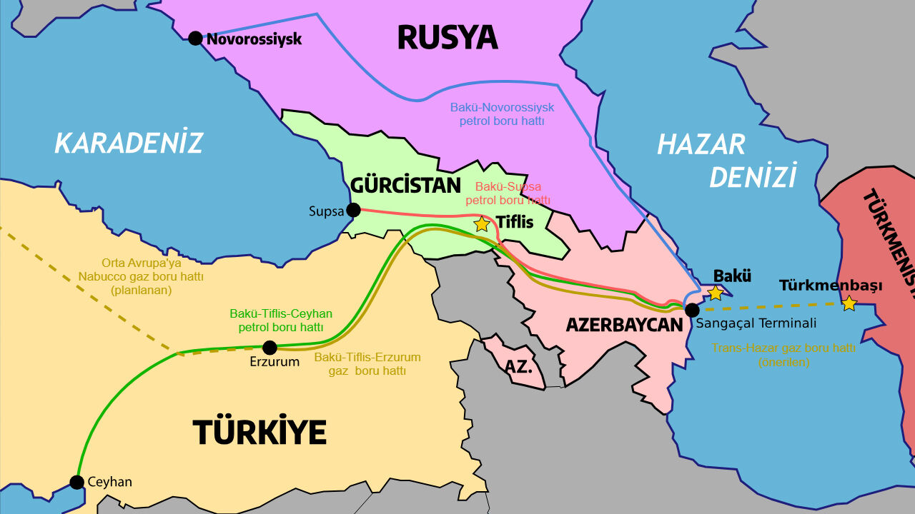 Bakü Ti̇fli̇s Ceyhan Boru Hatti