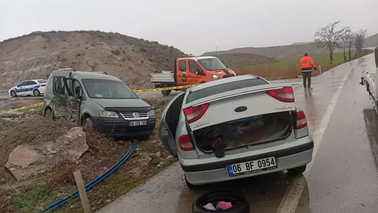 Ankara Kaza 1 Ölü 5 Yaralı