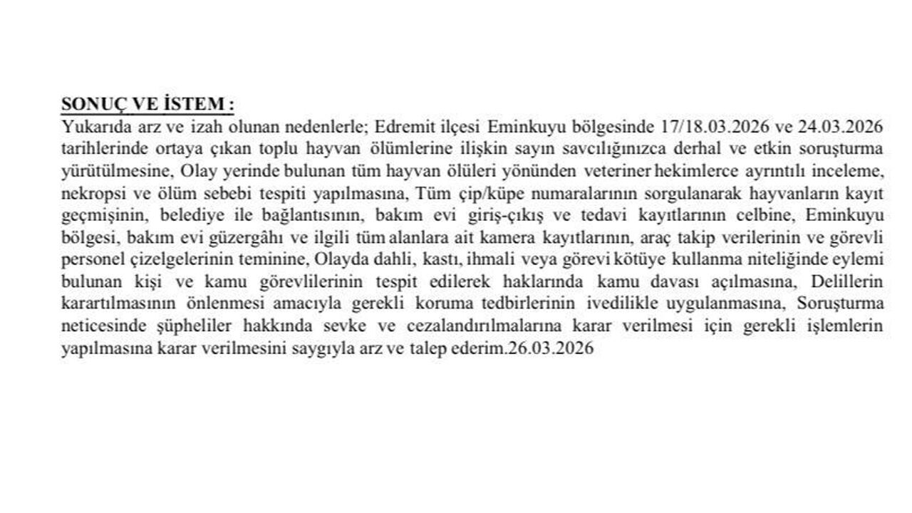 Suç Duyurusu Dilekçesi