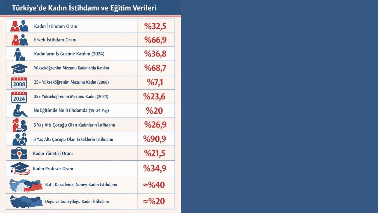 Uzman Yorumladı Türkiye'de Kadın Istihdamı Neden Düşük? Veriler