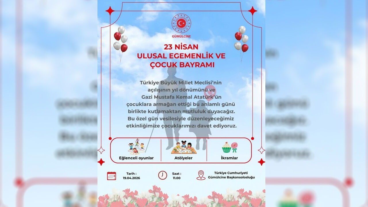 23 Nisan Gümülcine