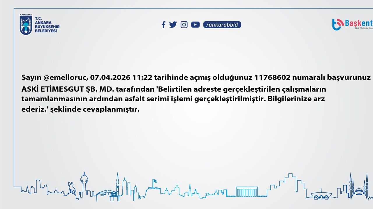 Etimesgut'ta Su Haber Içi