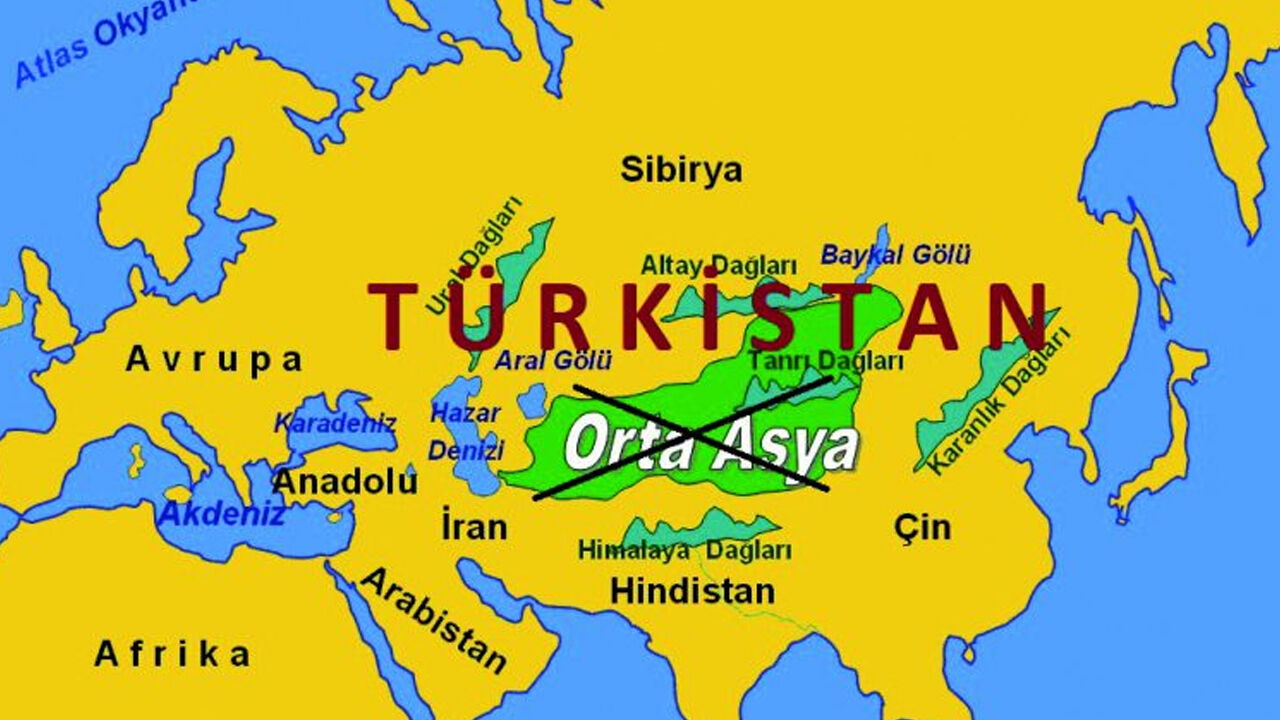 Türkistan Harita