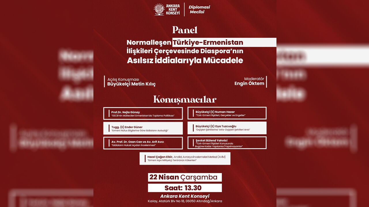 Türkiye Ermenistan Ilişkilileri Ankara Kent Konseyi