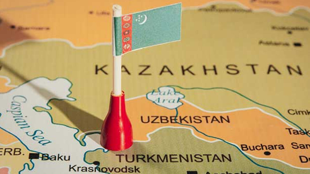 Türkmeni̇stan Hari̇ta